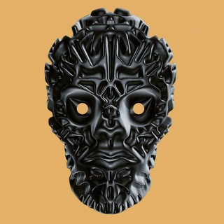 ghost samurai mask Art 3d print model - Mito3D