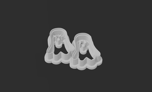 ghost shaped cutters  3d print model - Mito3D