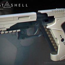 ghost shell major termoptic pistol 3d print model game cyberpunk props cosplay replica 3d print model - Mito3D