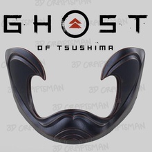 ghost tsushima fã arte cosplay sakai máscara impressão 3d poly japonês brinquedo jogos fantasmas japão antiga traje demônio armadura samurai ninja lutador 3d print model - Mito3D