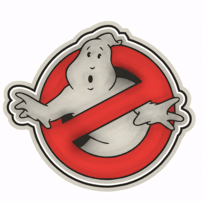 ghostbusters cookie cutter print in place easy ender ghost ghostbuster marker biscuit movie sweet 3d print model - Mito3D