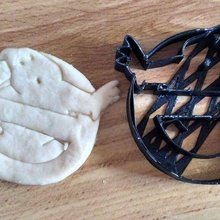 acchiappa fantasmi biscotto taglierina frese film pranzo_cucina 3d print model - Mito3D