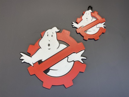ghostbusters engineer corp coaster keychain 3d print model - Mito3D