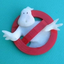 ghostbusters logo 3d gadget 3d print model - Mito3D