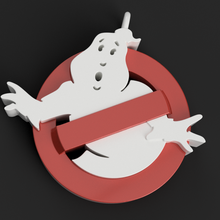 ghostbusters necklace jewelry miniatures art signs logos pendant pendants ghost movie ramis weaver aykroyd murray silver deco neck jewel necklaces 3d print model - Mito3D