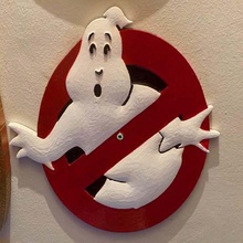 ghostbusters plaque sign tool 3d printing scifi logo 80s 3d print model - Mito3D