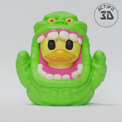 chasseurs fantômes slimer jeu canard pato accaparant fantôme coleccion juguete souffert grotte caoutchouc mignon président etats unis 3d print model - Mito3D