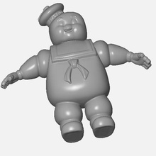 ghostbusters stay puft marshmallow man 3d print model - Mito3D
