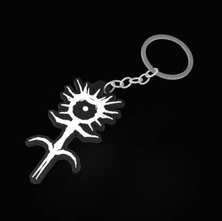 ghostemane logo key chain music keychain minimalist freaking 3d print model - Mito3D