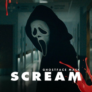 faccia fantasma maschera urlare film versione Halloween orrore scara terrore Miedo 3d print model - Mito3D