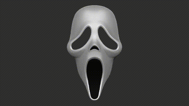 visage fantôme crier masque cafard redroach3d film effrayant protection tv séries Douane scara airsoft t'ai cosplay Halloween dia los morte 3D print model - Mito3D