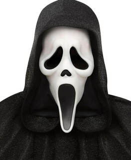 visage fantôme crier masque original amusement monde réplique format 3d fantasma mascara 3d print model - Mito3D