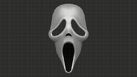 visage fantôme crier masque cafard redroach3d film effrayant protection tv séries Douane scara airsoft t'ai cosplay Halloween dia los morte 3d print model - Mito3D