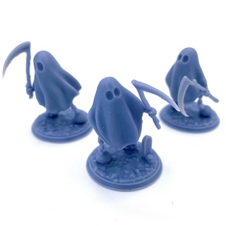 fantasma mietitori carina Halloween wargaming ombra dnd falce mietitrice infestare spettro ttrpg ghoul 3d print model - Mito3D