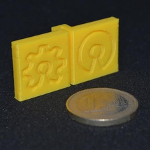 fantasma 3d impresiones de prueba la herramienta La impresión en las pruebas pequeño aureolas 3dprintable 3d print model - Mito3D