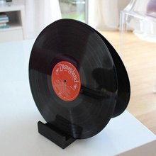 ghostly vinyl lp cd record stand various music ghostlyvinyl 3d print model - Mito3D