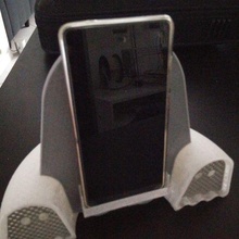 fantôme vinyle téléphone amplifiant quai Nubie z7 mini gadget mobile 3d print model - Mito3D