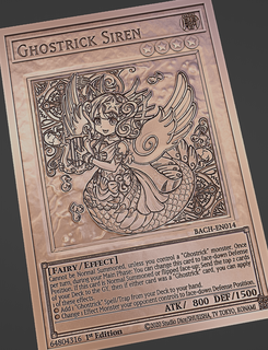 ghostrick sirena yugioh anime manga duello carte konami yugi gioco sollievo yami 3d print model - Mito3D