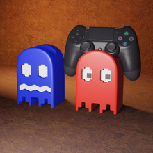 ghosts pacman joystick game ghost figure ps4 ps5 control 3d print model - Mito3D