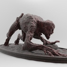 ghoul witcher game bestiary fantasy tabletop miniature creature animal monster beast hardtoprint 3d print model - Mito3D