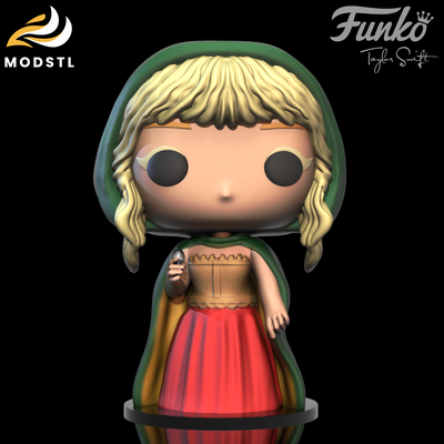 ghv2012 funko taylor rápido v1 swift 3dprinting archivos stl vencejo 3dmodel fans taylorswift decoración hogar amantes música regalos únicos 3dart 3d print model - Mito3D