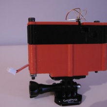 58ghz transmitter holder miniature camera gadget support 3d print model - Mito3D