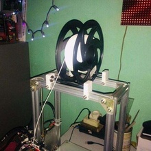 gi cu nh - filament roll holder filament roll holder 3d_printer_accessories 3d print model - Mito3D