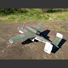 gigante 145 scala heinkel he-162 a2 rc modello jet vari piano sport 3d print model - Mito3D