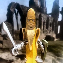 gigante banana cavaliere progetto gioco giocattolo statua di stampa fantasia ender 3 pro la 3d print model - Mito3D