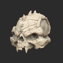 dev İblis kafatası oyun sahne cehennem kötü doom kemik 2016 3d print model - Mito3D