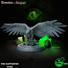 giant eagle game ttrpg rpg tabletop miniature miniatures d&d dnd dungeons dragons fantasy bird falcon 3d print model - Mito3D
