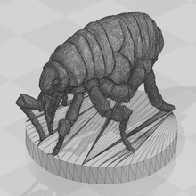 gigante pulga yugioh masmorra dados monstros ddm 3d print model - Mito3D