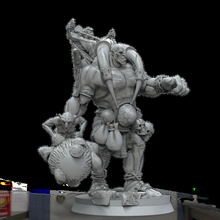 géant gobelins marteau guerre Jeu guerrerowarhammer stl characters3d zbrush atelier jeu 3d print model - Mito3D