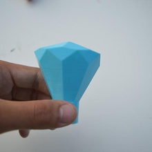gigante de lego gem jogo jóia brinquedo peça jumbo duplo 3d print model - Mito3D
