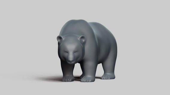 gigante panda posa 01 stl file 3d stampa modello mammifero animale fauna selvatica design arte figurine giocattolo pla resina creality natura 3d print model - Mito3D