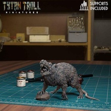 giant rat 04 pre-supported 3d print model - Mito3D