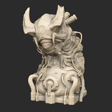 giant ritual demon fetus doom art creatures sacrifice massive huge hell 2016 3d print model - Mito3D