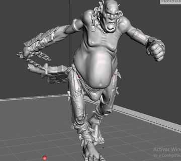giant slave ogre kingdoms 3d print model - Mito3D