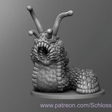 gigante slug gioco giocattolo da tavolo dungeons dragons dnd 3d print model - Mito3D