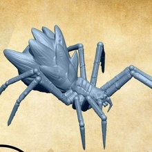 giant spider game dnd d20 miniatures 28mm dungeon cave dragon 3d print model - Mito3D