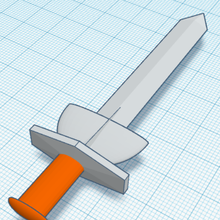 giant sword tibia game 3d print model - Mito3D