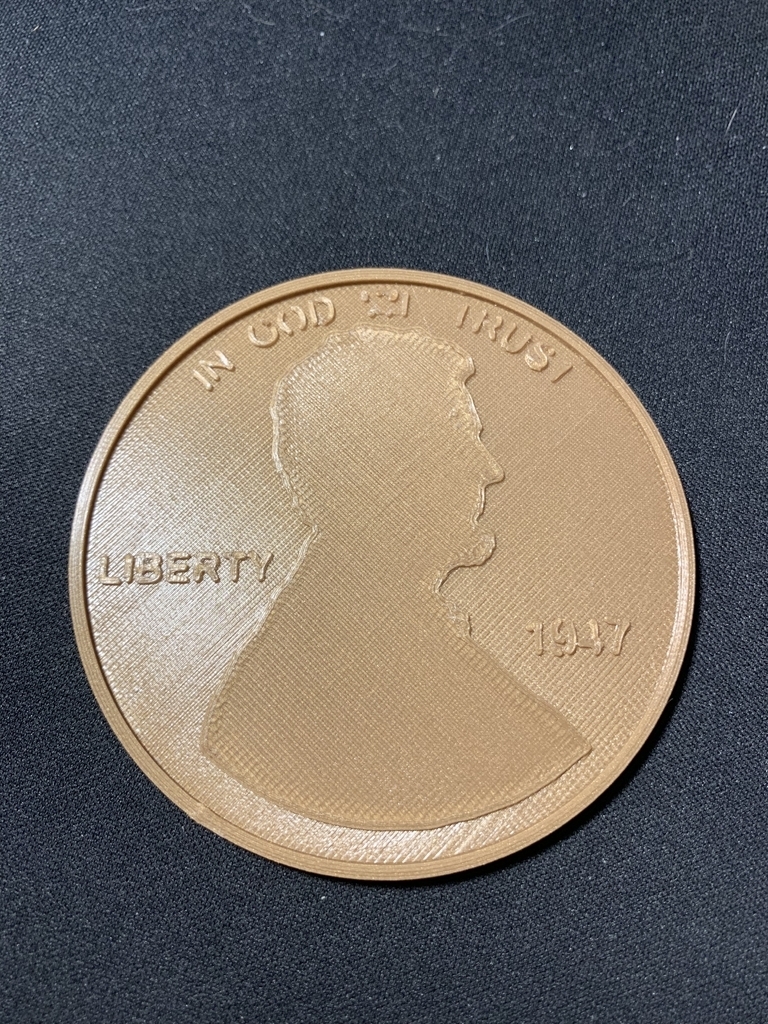 géant us penny 3D print model - Mito3D