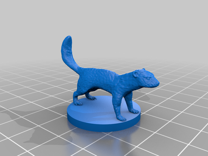 giant weasel 3d print model - Mito3D