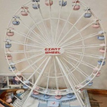 giant wheel ferris grande roue spoke inner section splitted into 2 parts architecture buildings structures scale model maquette manege ferriswheel carousel 3d print model - Mito3D