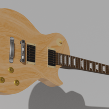 gibson les paul chitarra musica 3d print model - Mito3D