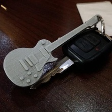 gibson les paul guitare gadget de porte-clés la mode 3d print model - Mito3D