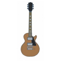 gibson les Paolo chitarra 3d print model - Mito3D