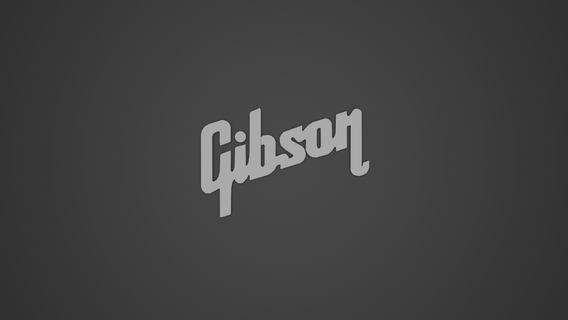 Gibson Logo Inlay Gitarre les paul sg niedrig poly Anzeige Geigenbauer 3d print model - Mito3D
