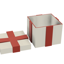 gift box art gift box 3d print model - Mito3D
