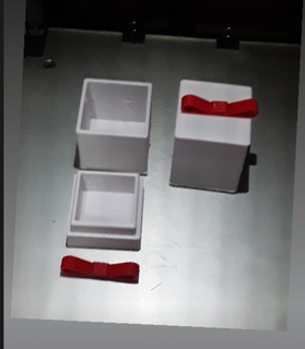 hediye Kutu Caixa sunmak Porta mücevherler yüzükler küpe Brinco aneis 3d print model - Mito3D